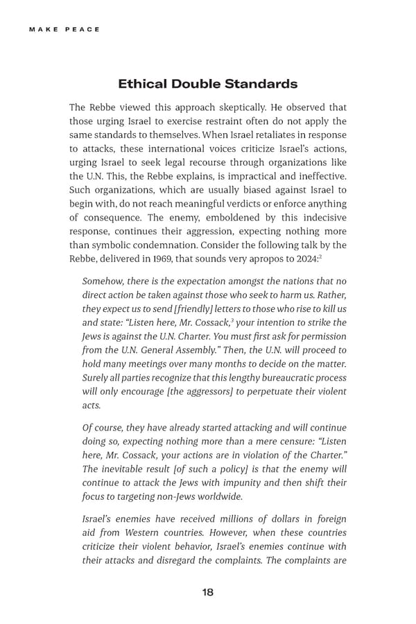 Make Peace / A Strategic Guide for Achieving Lasting Peace in Israel - Page 42
