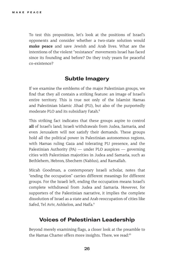 Make Peace / A Strategic Guide for Achieving Lasting Peace in Israel - Page 50