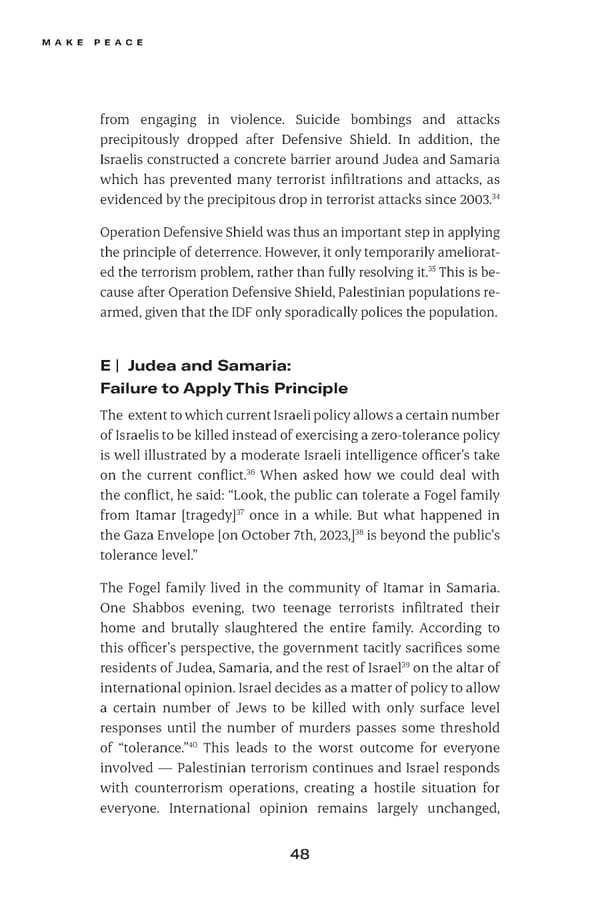 Make Peace / A Strategic Guide for Achieving Lasting Peace in Israel - Page 72
