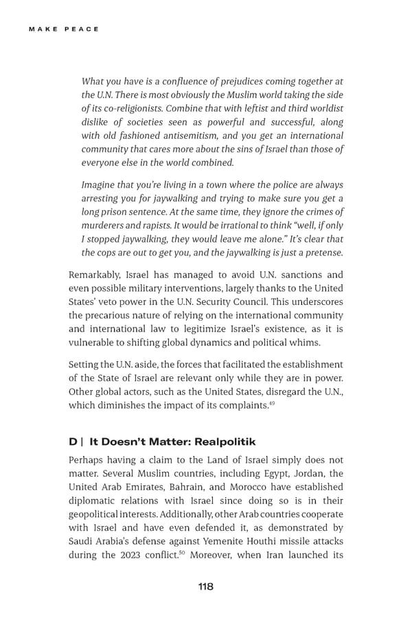 Make Peace / A Strategic Guide for Achieving Lasting Peace in Israel - Page 142