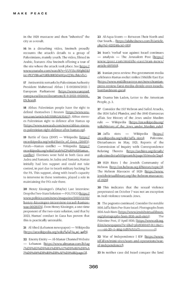 Make Peace / A Strategic Guide for Achieving Lasting Peace in Israel - Page 390