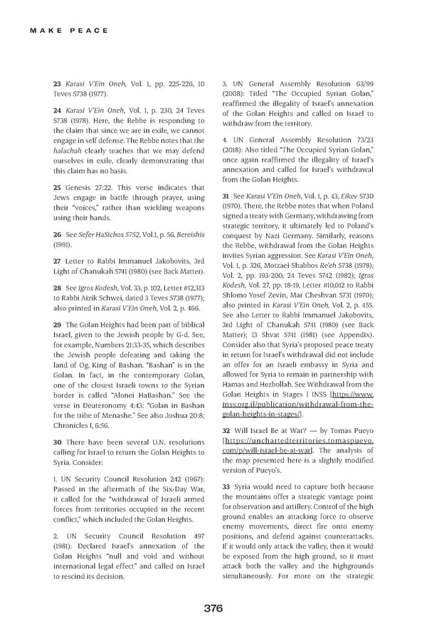 Make Peace / A Strategic Guide for Achieving Lasting Peace in Israel - Page 400