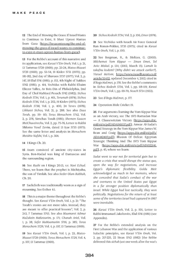 Make Peace / A Strategic Guide for Achieving Lasting Peace in Israel - Page 408