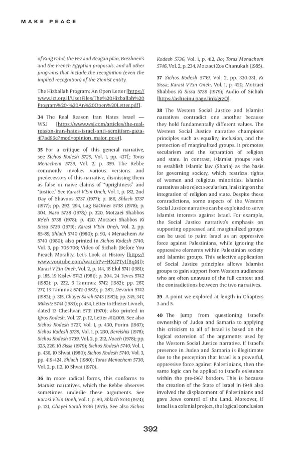Make Peace / A Strategic Guide for Achieving Lasting Peace in Israel - Page 416