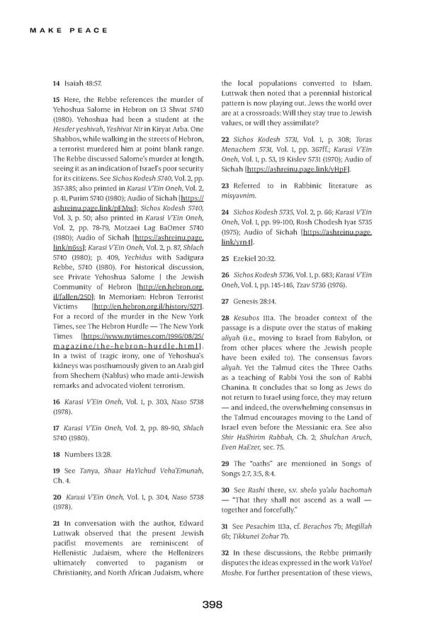 Make Peace / A Strategic Guide for Achieving Lasting Peace in Israel - Page 422