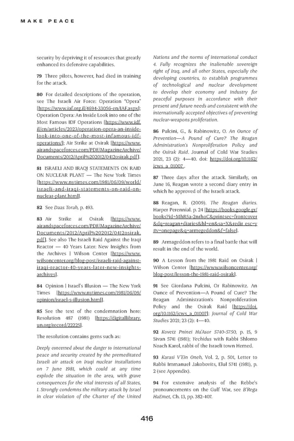 Make Peace / A Strategic Guide for Achieving Lasting Peace in Israel - Page 440