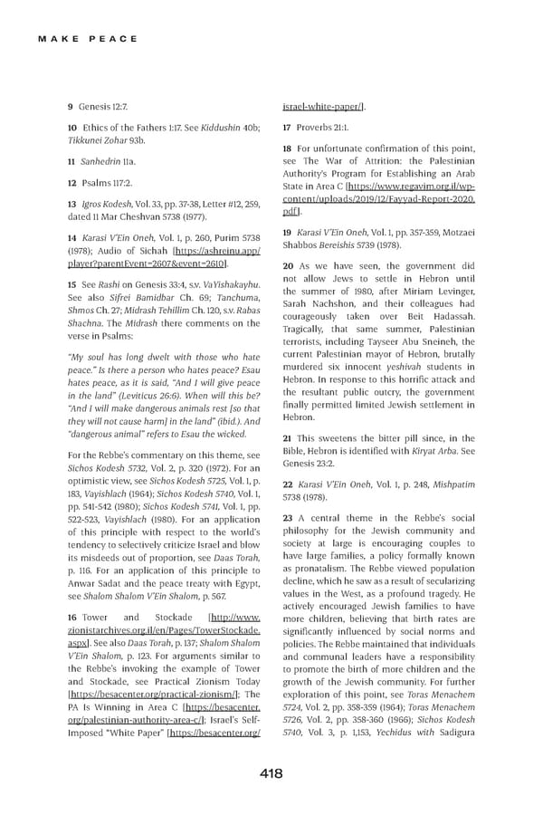 Make Peace / A Strategic Guide for Achieving Lasting Peace in Israel - Page 442