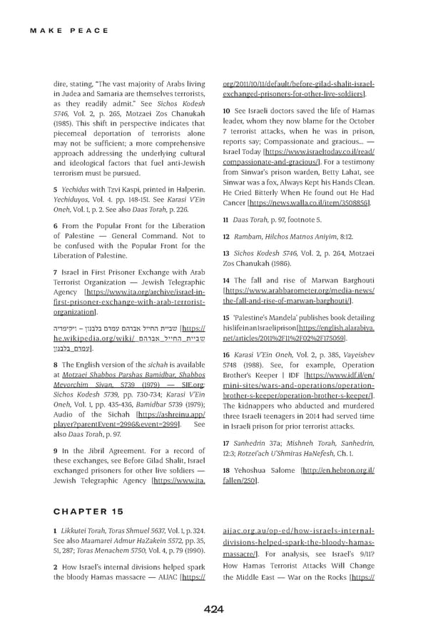 Make Peace / A Strategic Guide for Achieving Lasting Peace in Israel - Page 448